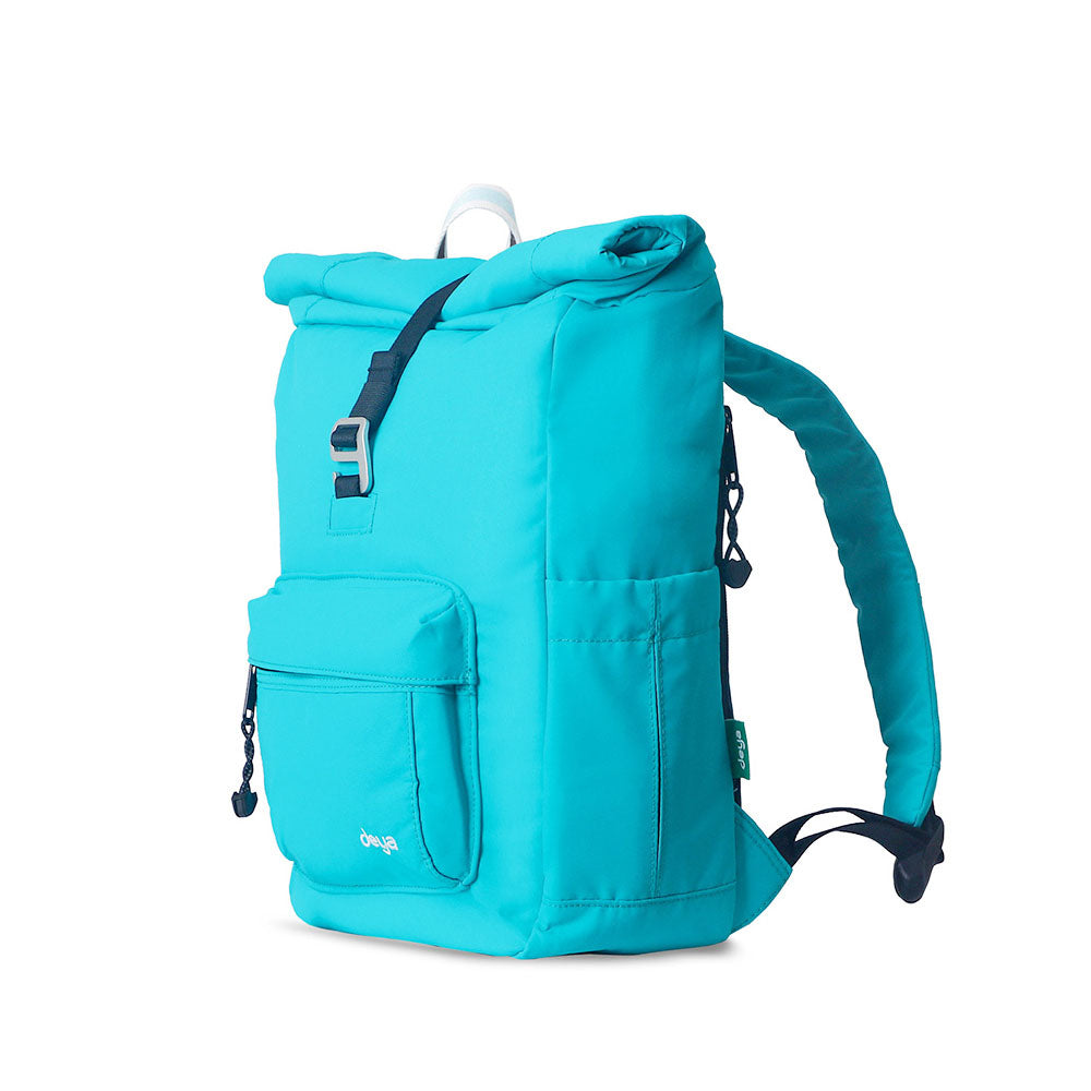 Ocean Recycled Roll Backpack-blue
