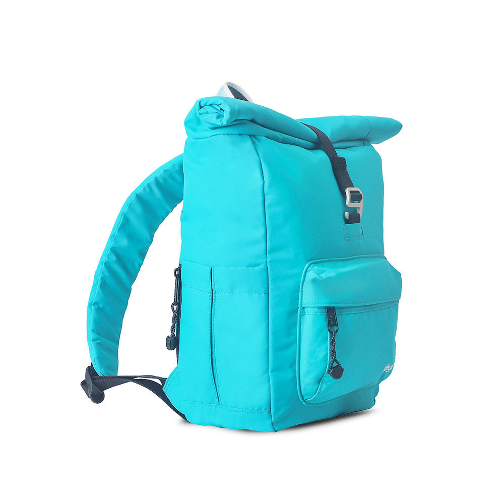 Ocean Recycled Roll Backpack-blue