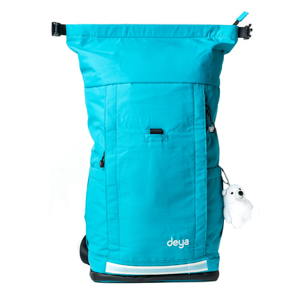 Ocean Recycled Roll  Functional Backpack-blue